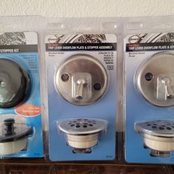 Trip Lever Overflow Plate And Stopper Assembly New $20 Each 