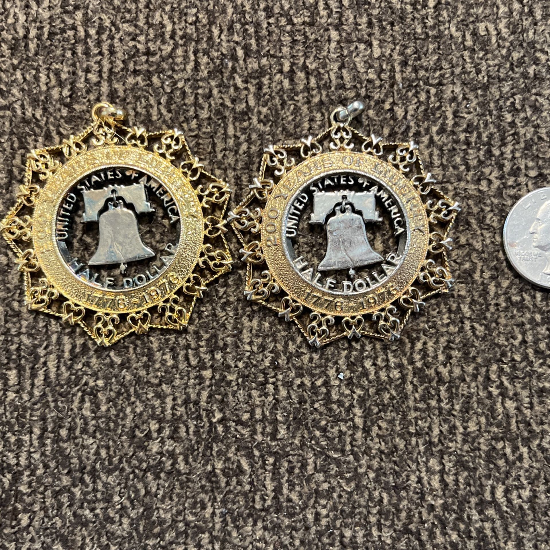 Liberty Half Dollar Pendants $30 A Piece 