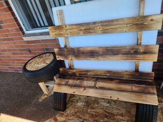 Handmade Bench and Table