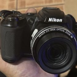 Nikon Coolpix L120 14.1MP Digital Camera Black Tested & Working