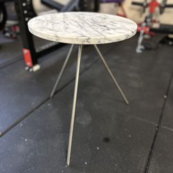 Marble End Table/Small Accent Table 