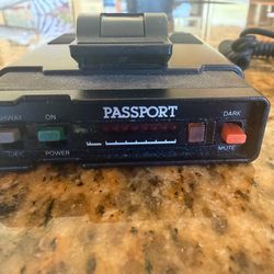 Passport Radar Detector!