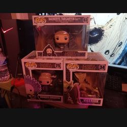 Game Of Thrones Funko Pop Lot Of 3 Big Figures 