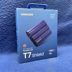 NEW SAMSUNG T7 Shield 1TB Portable SSD Drive+ 11053391