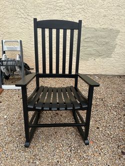 New wooden rocking chair