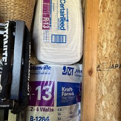 (2) R-13 Faced Insulation