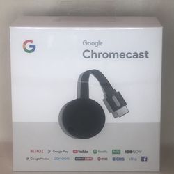 BRAND NEW SEALED Google Chromecast (2nd Generation) HD Media Streamer - Black