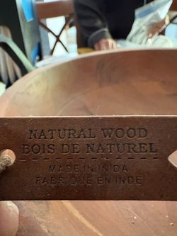 Decorative wood bowl manufactured in India