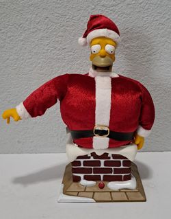 The Simpsons Talking Homer Santa