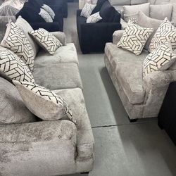 2 PIECE SOFA & LOVESEAT SET 