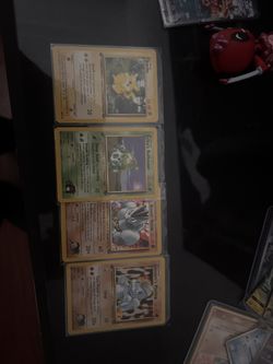First edition Pokemon Cards