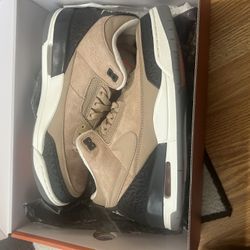 SIZE 11 JORDAN 3 RETRO JTH NRG BIO BEIGE