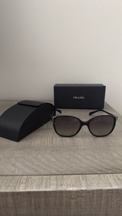 Authentic Prada Black Sunglasses w/ Original Case & Box – Excellent Condition