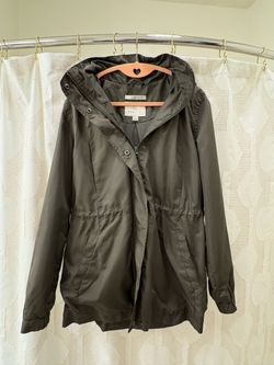 A New Day Olive Green Lightweight Utility Anorak Jacket – Size Small