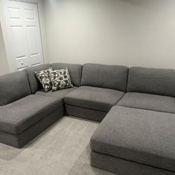 Dark Gray Sofa 
