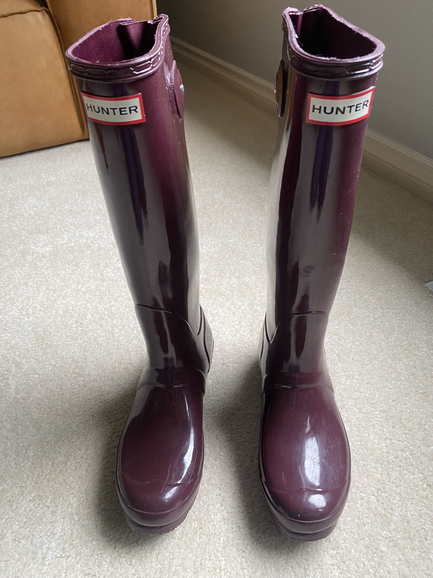 Hunter Long Rain Boots Size 7