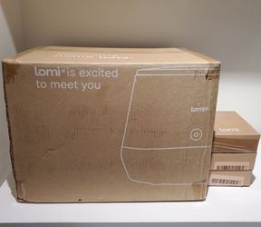 Brand New in Sealed Box - 
Lomi Model 80100 Electric Countertop Kitchen Composter, Charcoal Pods, Air Filter, and Compost Tablets