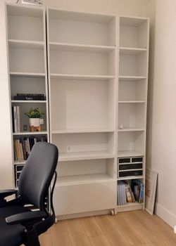 IKEA BILLY Bookcase Set (4) + Extensions + Drawer Units
