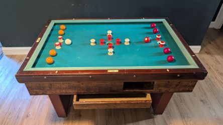 Vintage Bumper Pool Table