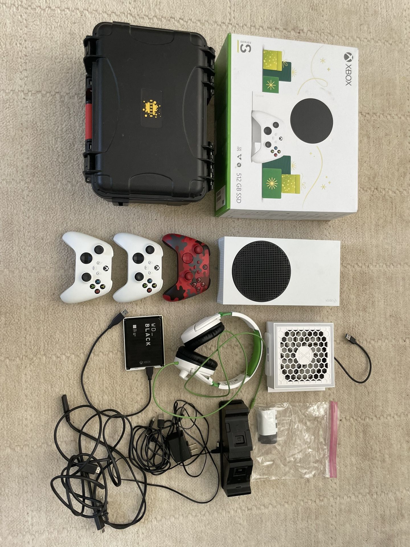 Xbox Series S Bundle โ 3 Controllers, Turtle Beach Headset, 2TB Storage, More!