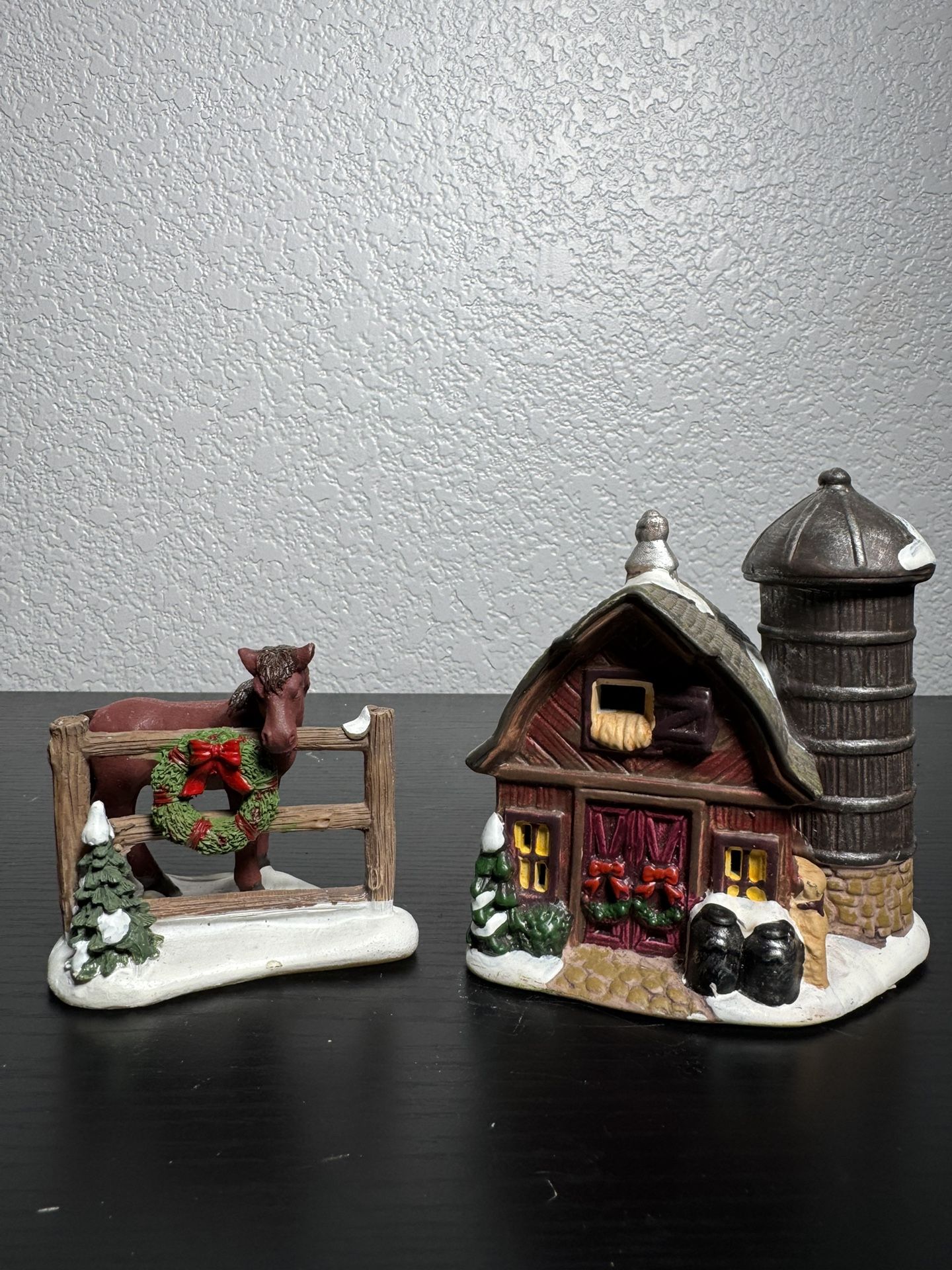CHRISTMAS VILLAGE. STABLE