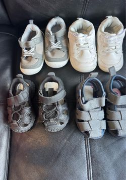 Baby boy shoes size 4 bundle all $10