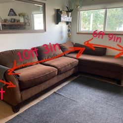 Brown Couch $100 OBO