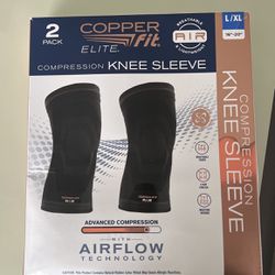 Copper Fit Elite Knee Compression Sleeve Knee brace Pk Of 2