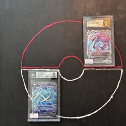 CGC PRISTINE 10: METAGROSS VMAX 050/070 & BGS MINT 9: METAGROSS V 181/198