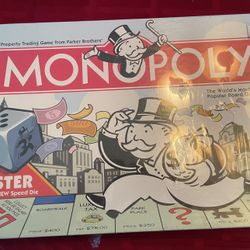 2007 Speed Die Edition Monopoly Board Game