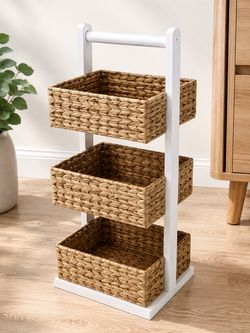✨ 3-Tier Woven Basket Storage Organizer ✨