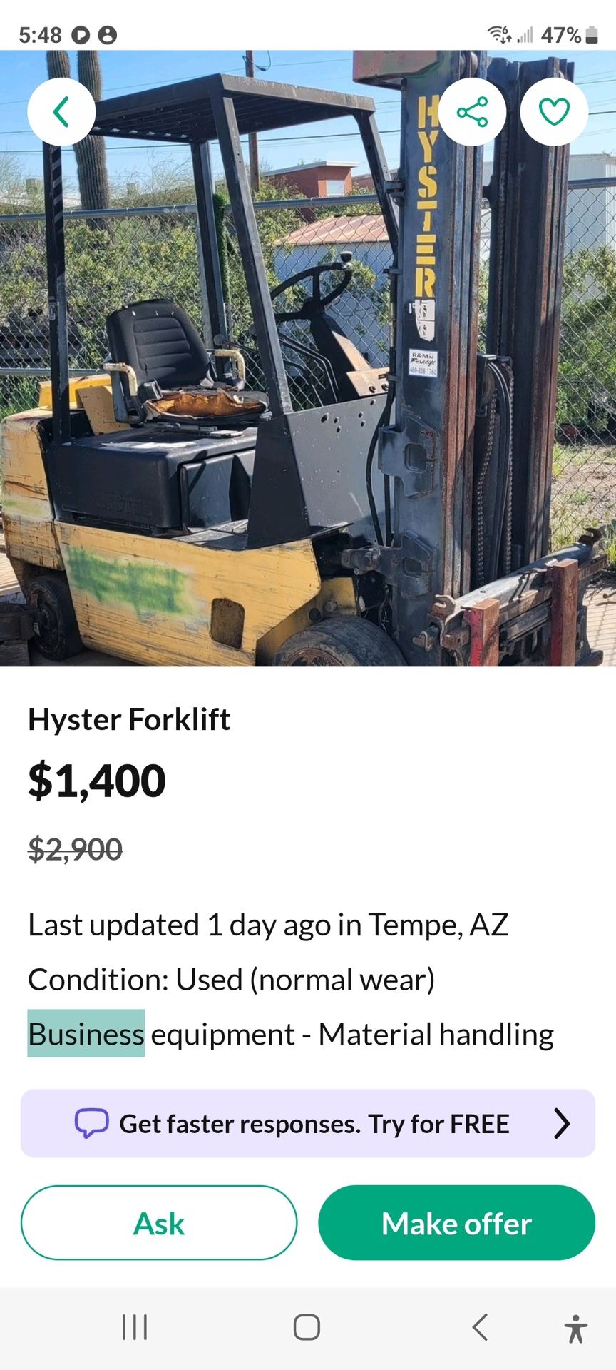 Forklift