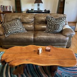 Leather Sofa And Loveseat 