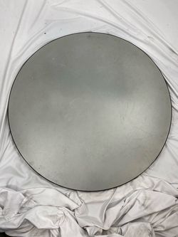 40” Round Grey Laminate Table Top – Durable, Commercial Grade  Size: 40” round 	•	Material: Grey laminate – resists scratches, impacts, breaks, and bu