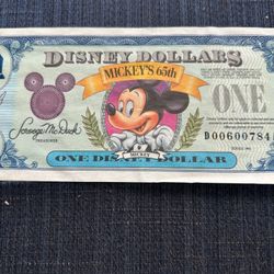 Disney Dollars $1.