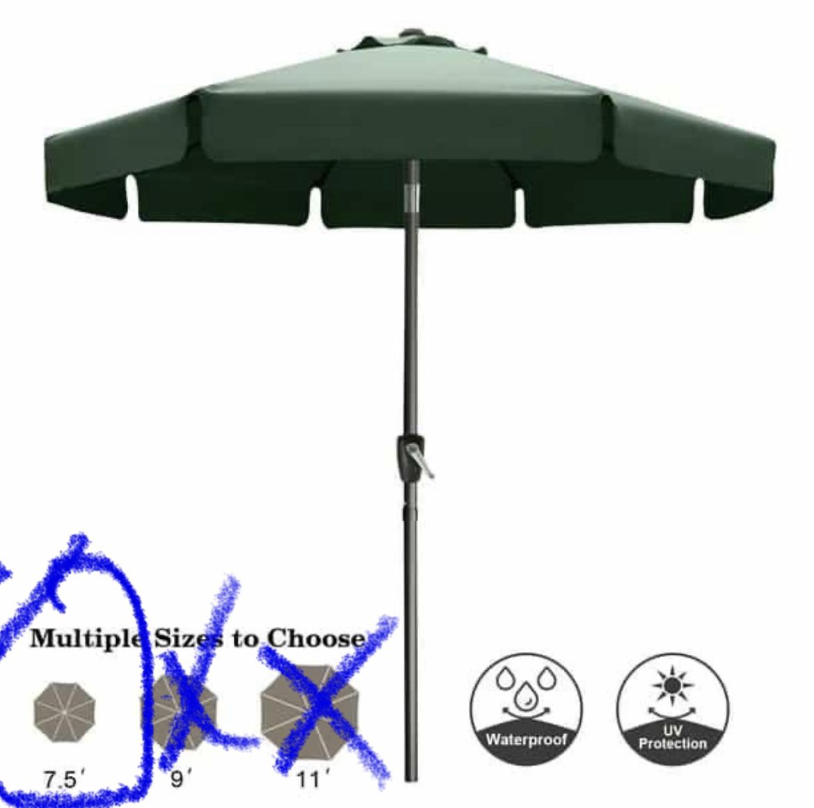 New! Patio Umbrella 