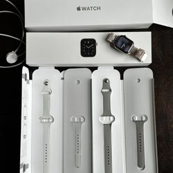 Titanium Apple Watch Series 6 (GPS + Cellular) 40mm Case - Multiple straps