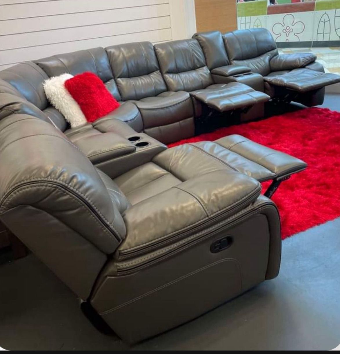 COMFY NEW MADRID RECLINING SECTIONAL SOFA ON SALE ONLY $1499. IN STOCK SAME DAY DELIVERY 🚚 EASY FINANCING