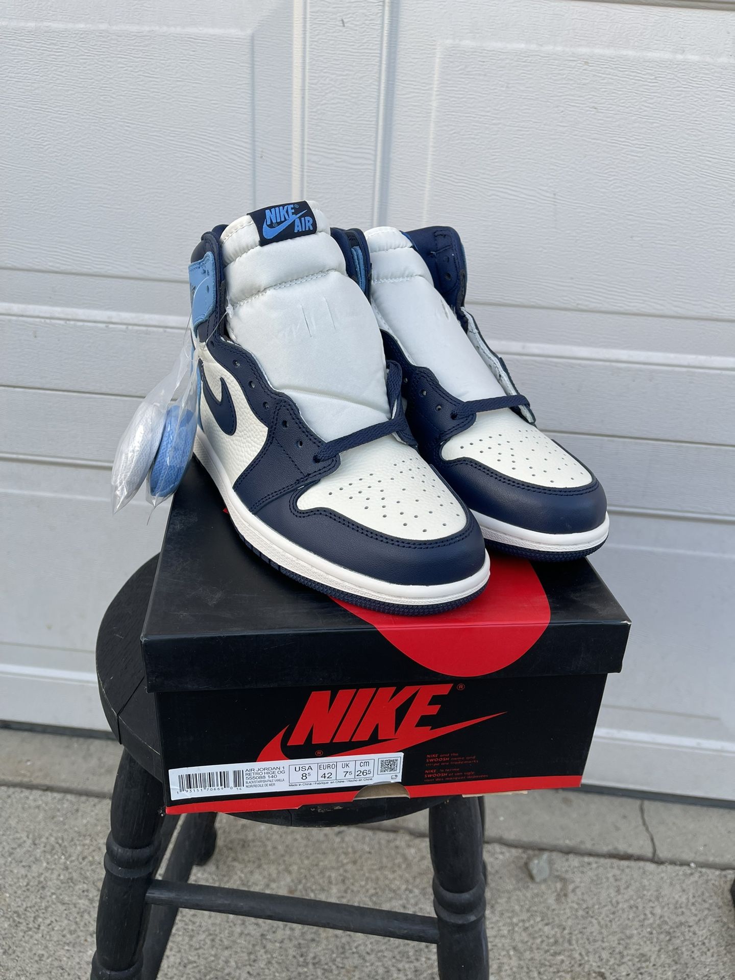✨New Jordan 1 Retro Obsidian (8.5M)