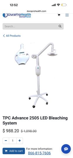 Teeth whitening machine
