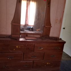 Dresser & Queen Bed Frame