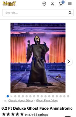 Spirit Halloween Ghostface Deluxe NEW IN BOX
