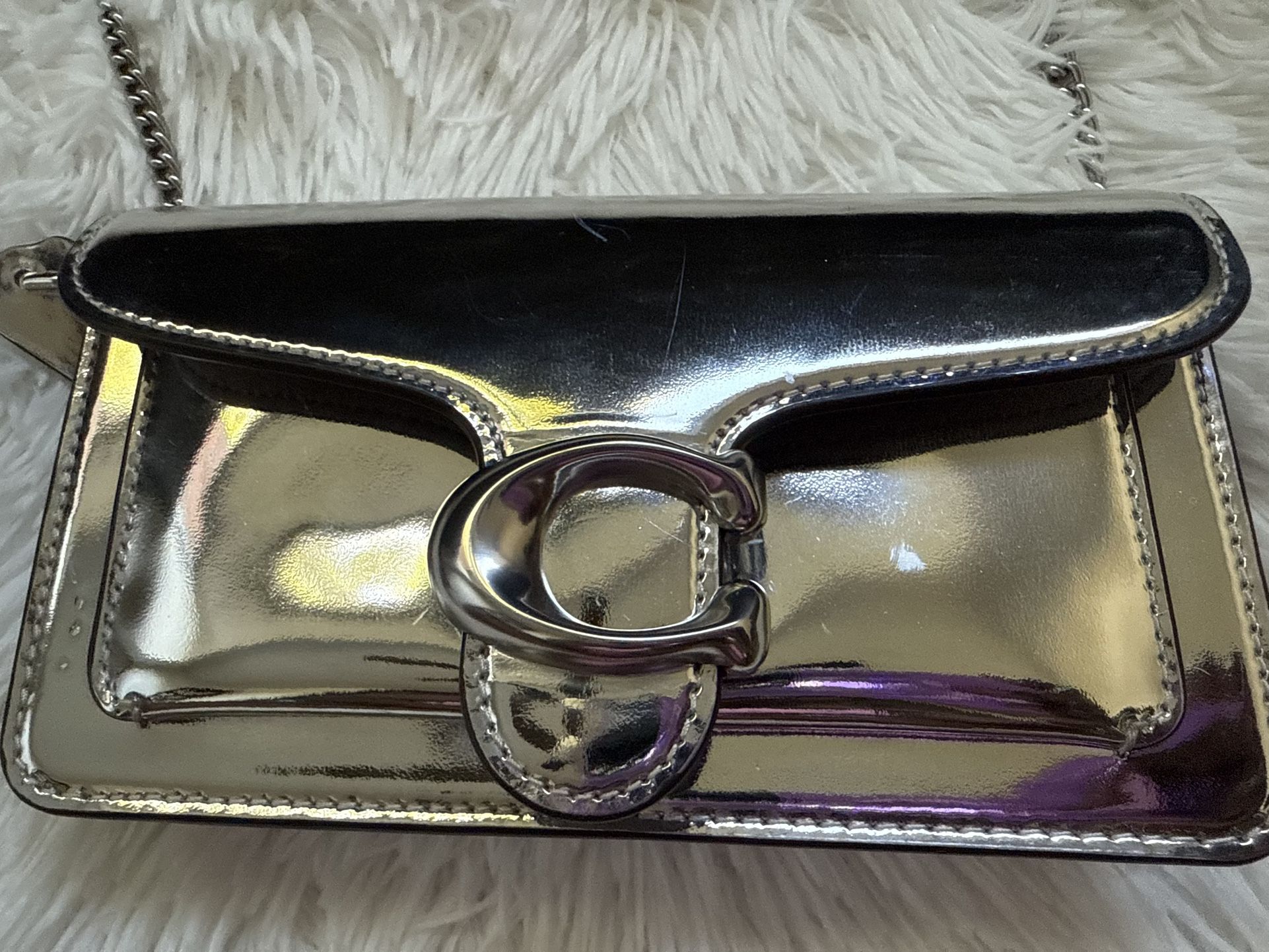 Coach Silver Crossbody Purse