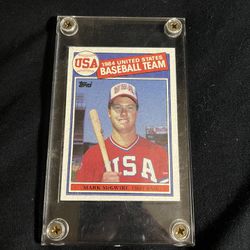 1985 Topps Mark McGwire Rookie