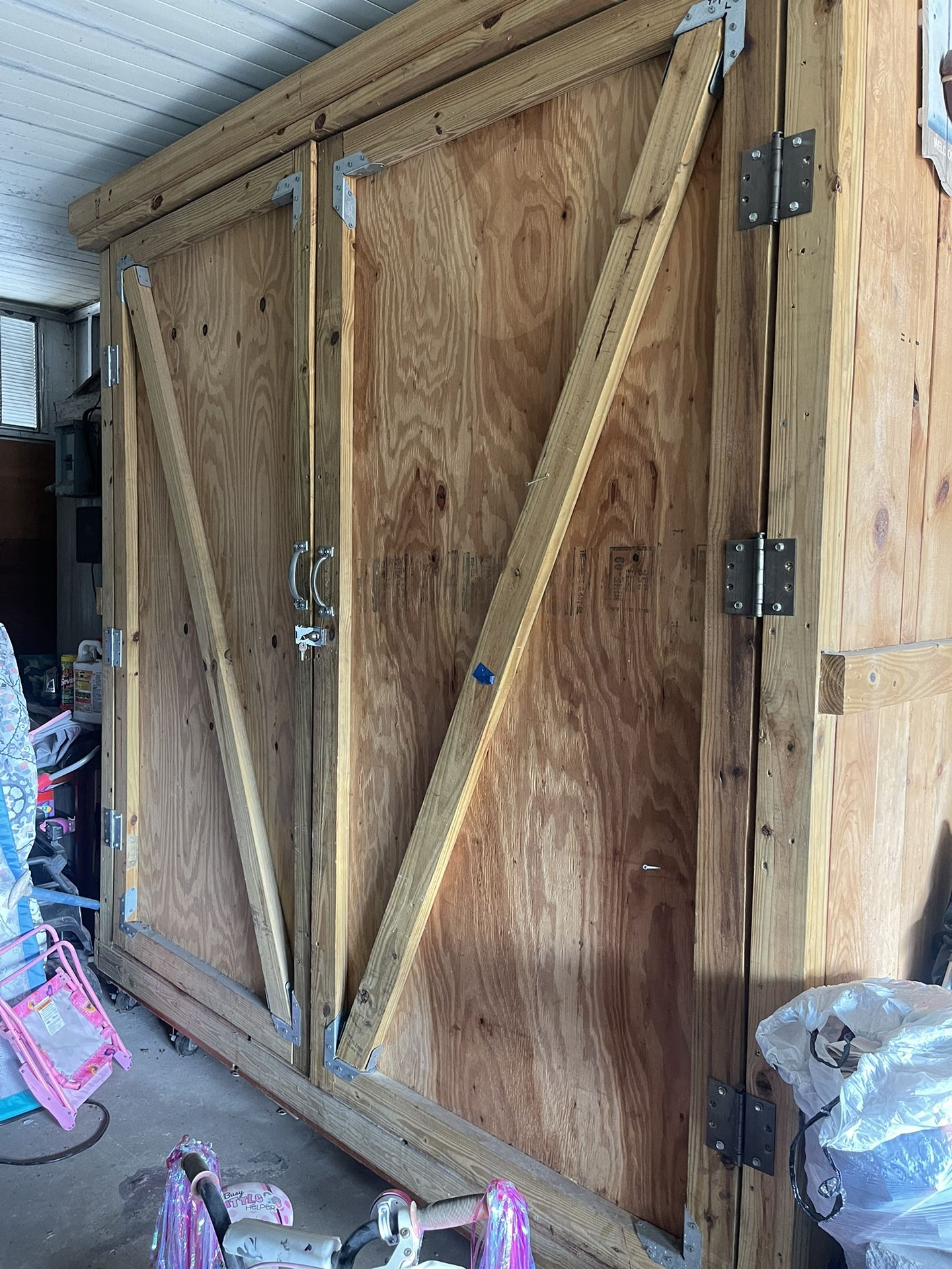 Custom Built Garage Cabinet 