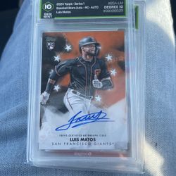 Topps 2024 Luis Matos Auto 