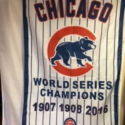 Chicago Cubs Champions Wall Banner (3’x5’)