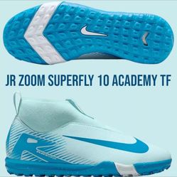 Nike Zoom Mercurial Superfly 10 Academy Turf Low Soccer Cleats Jr Size 5Y/Fits Women 6.5