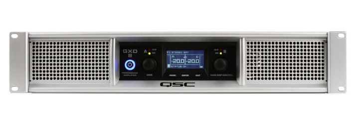 QSC GDX 8 4500W POWER AMPLIFIER w/DSP