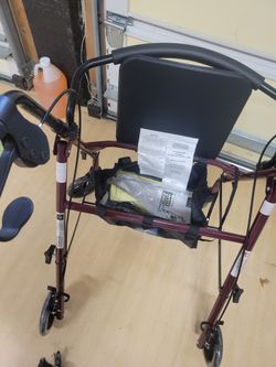 Medline Steel Rolling Walker